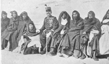 El teniente coronel Francisco Bens Argandoña y jefes de las tribus locales