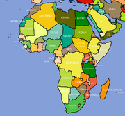 Map of Africa (Ranjit Singh Lives)