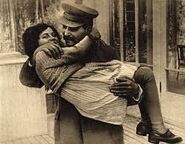 Josef Stalin und seine zweite Ehefrau Nadeschda Allilujewa