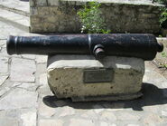 Eine alste spanische Kanone des Forts ist im Alamo Museum zu besichtigen