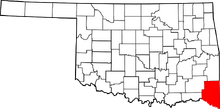 Location of Broken Bow