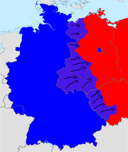 German revolution of 1970's map