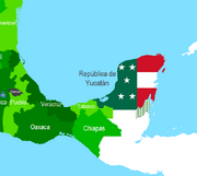 Mapa Yucatán 1848