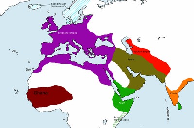 Western Empires 800 AD