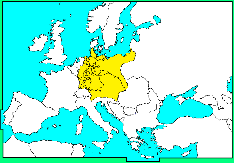 Карта европы белая 1936 года