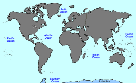 VINW World Map ANTARCTICA