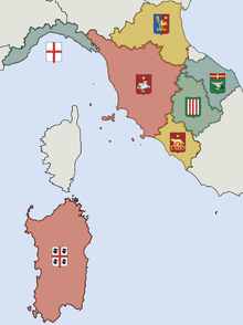 Location of Most Serene Republic of Genoa