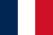 The Original Tri-color flown in the French Revolution and used by the Bonaparte Dynasty for the French Empire. Over the years, many different meanings for the colours have surfaced, and nothing official has been made.