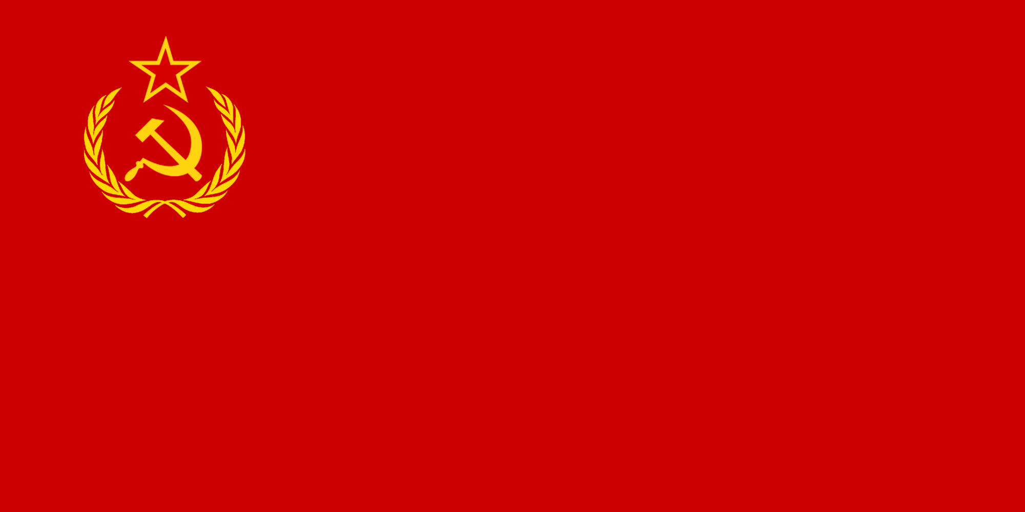 AZ FLAG USSR with Trotsky Flag 18'' x 12'' Cords Soviet Union Communist Small Flags 30 x 45cm Banner 18x12 in 