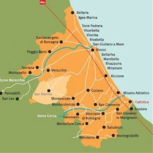 Location of Most Serene Republic of San Marino