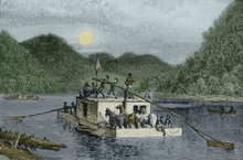 Wilderman - George - Example of Flat Boat- Ohio River Pioneers