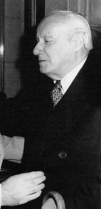 Jorge Alessandri, dos veces presidente de la república y presidente de la Comisión Preparatoria en 1981.