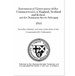 Instrument of Government (Edition of 1953)