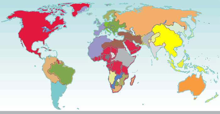 Map Of The World 1776 A Different World (Pod-1790) | Alternative History | Fandom