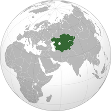 Location of Turkestan