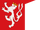 Royal banner of the Kingdom of Bohemia (colorful).svg