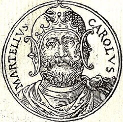 Karl Martell aus dem 8. Jhdt. (Darstellung 15. Jhdt.)
