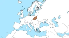 Location of Kingdom of Poland