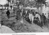 With the conquered Turk (1913) cholera patients arriving