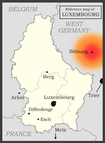 Luxembourg reference map