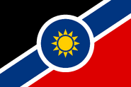 Bandera nacional alternativa de Namibia.