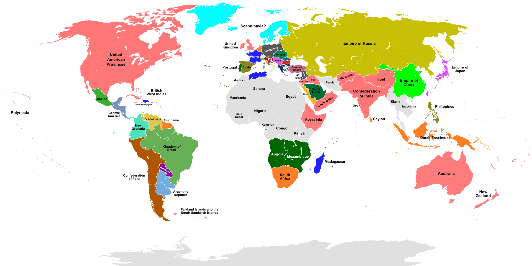 britain world map