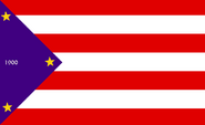 Flagge des amerikanischen Ausenteritoriums Philippinen ab 1900