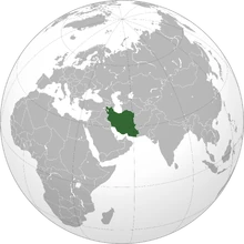 Localización de Irán