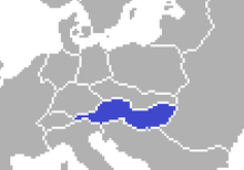 Location of Austria-Hungary