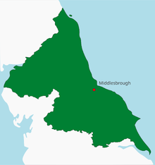 Location of Northumbria