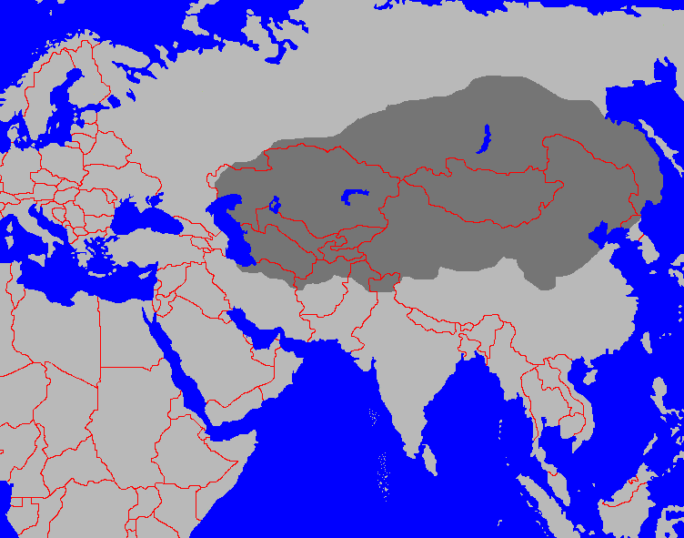 mongol empire map khanates