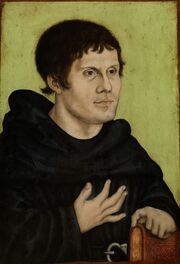 Portrait of Martin Luther as an Augustinian Monk