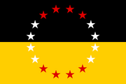 Flag of the United States of Greater Austria (Franz's World)