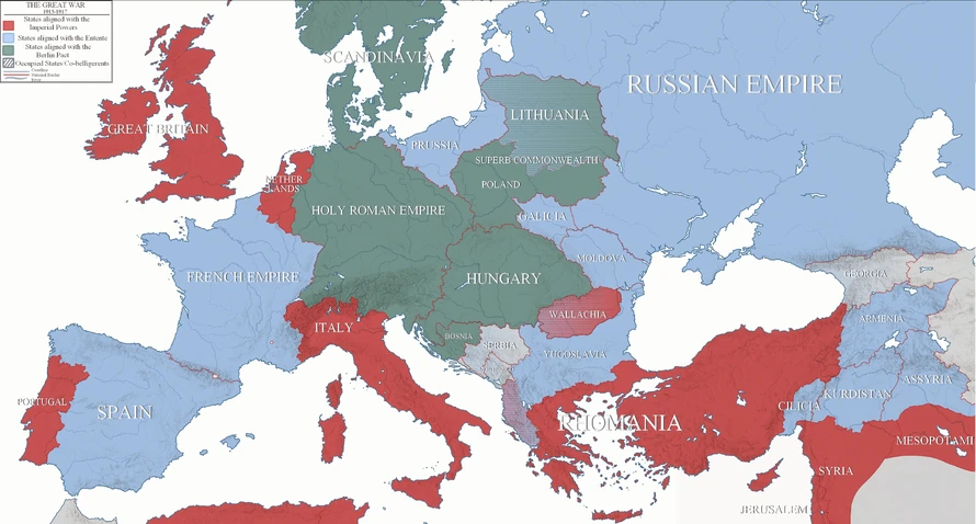 Map of the Great War 