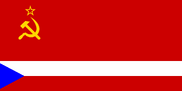 Flag of czechoslovak soviet socialist republic