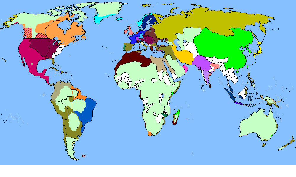 industrial revolution world map