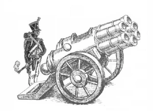 Revolverkanone 1823, Frankreich