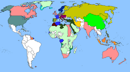 columbian exchange blank map