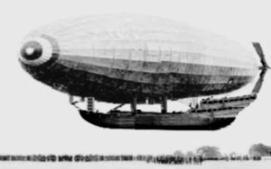 Kriegsluftschiff aus Großbritannien 1875