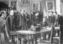 Firma del Acta de la Alianza de las Américas 1848