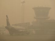 Smoke from forest fires Sheremetyevo 20100807 01