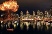 Vancouver sendo atingida