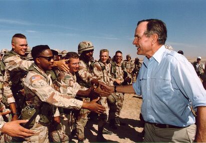 Bush troops