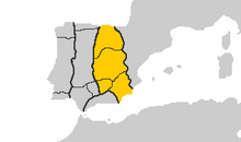 Location of Castille