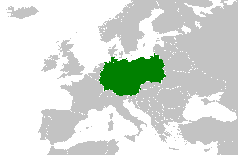 Карта германской империи