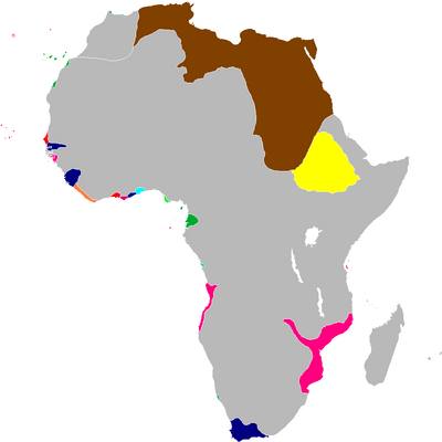 Scramble for Africa Map 1826