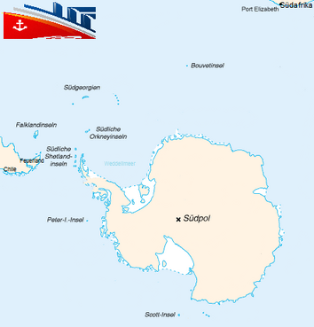 Antarctica Karte