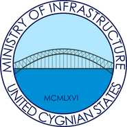 Seal of the Cygnian Ministry of Infrastructure