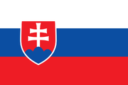 Flag of Slovakia.