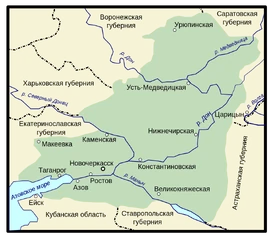 Территориальные претензии княжества Донских казаков